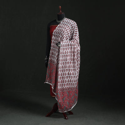 Cotton jaipur printed dupatta 98 - handcrafted