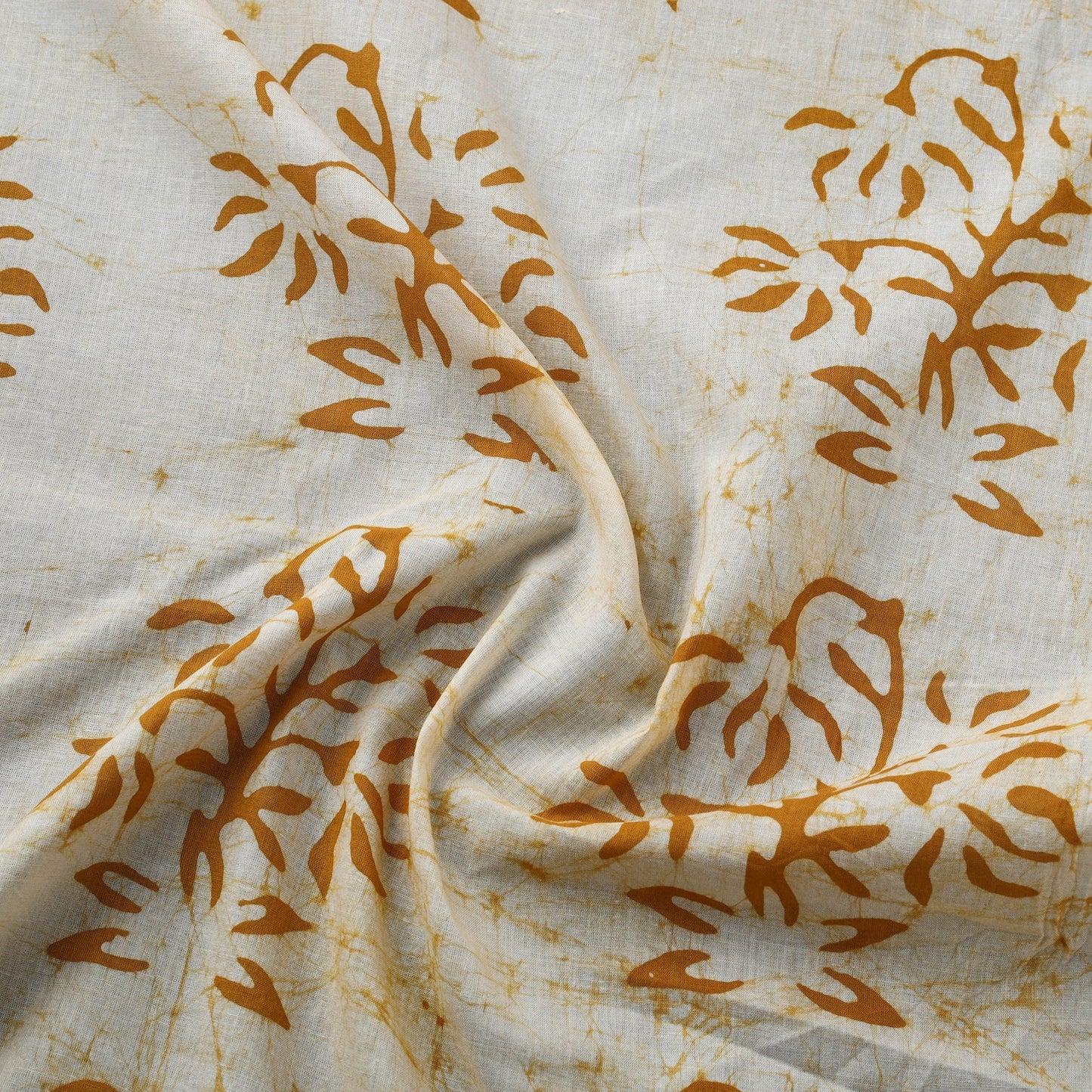Cotton kutch hand block batik print fabric 04 - handcrafted