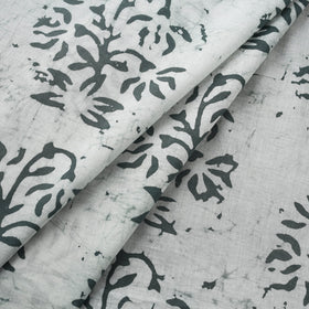 Cotton kutch hand block batik print fabric 15 - handcrafted
