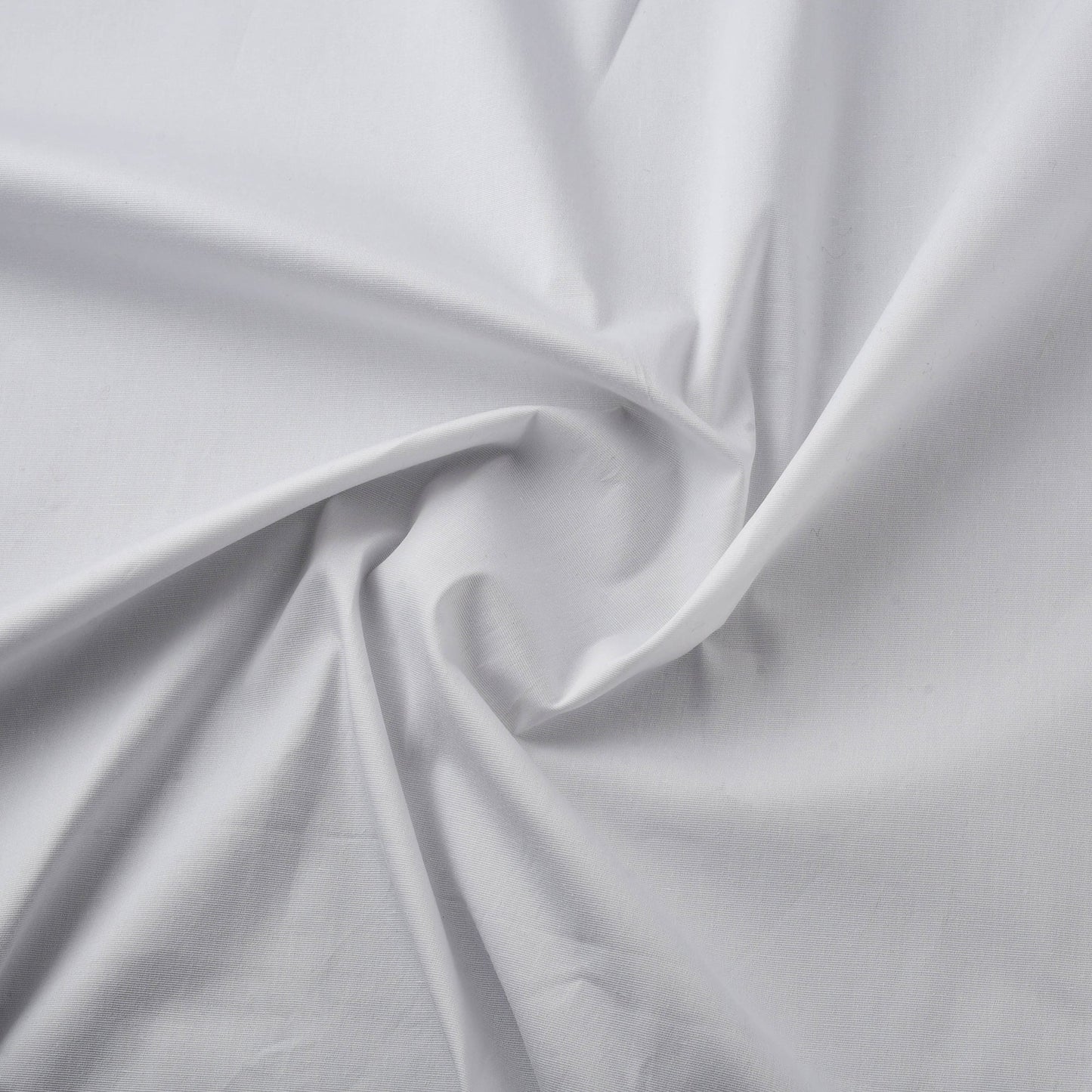 White - cotton lycra plain fabric 06 - handcrafted