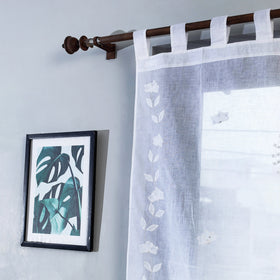 Cotton Patti Kaam Applique Work Door Curtain