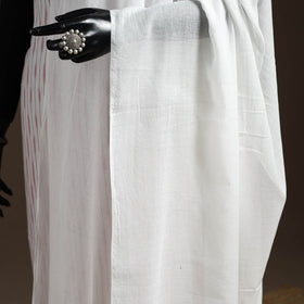 Cotton plain dupatta 02 - handcrafted