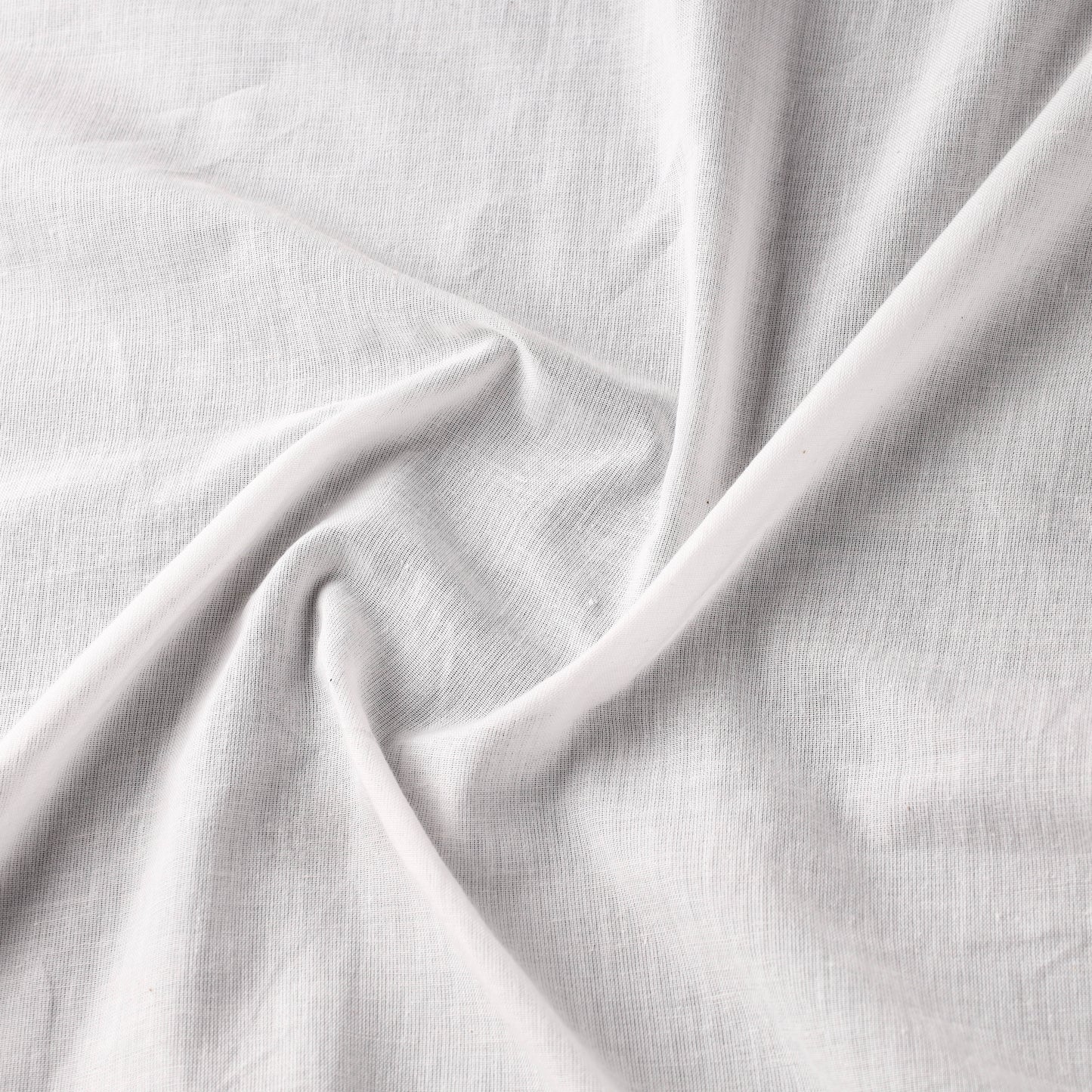 White - cotton plain fabric 16 - handcrafted