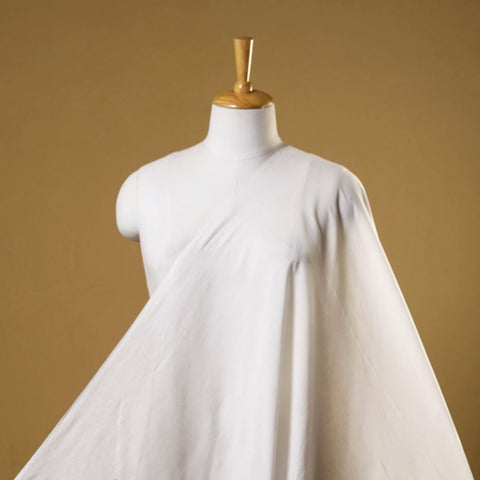 White - cotton plain fabric 16 - handcrafted