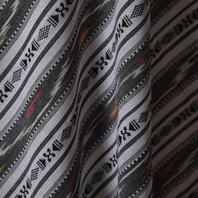 Cotton pochampally dabi ikat fabric 11 - handcrafted