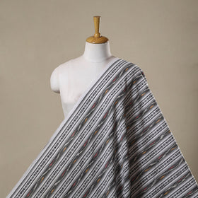 Cotton pochampally dabi ikat fabric 11 - handcrafted