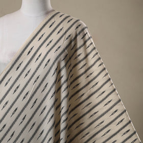 Cotton pochampally dabi ikat fabric 13 - handcrafted