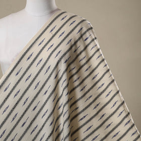 Cotton pochampally dabi ikat fabric 14 - handcrafted