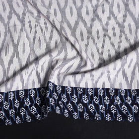 Cotton pochampally ikat blouse piece 25 - handcrafted