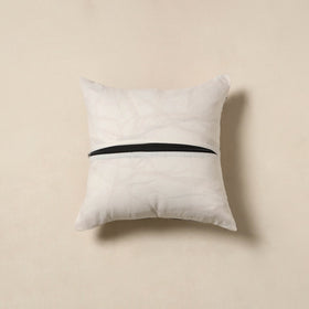 White - cotton pochampally ikat cushion cover 26