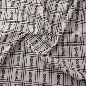 Cotton sambalpuri ikat fabric 01 - handcrafted