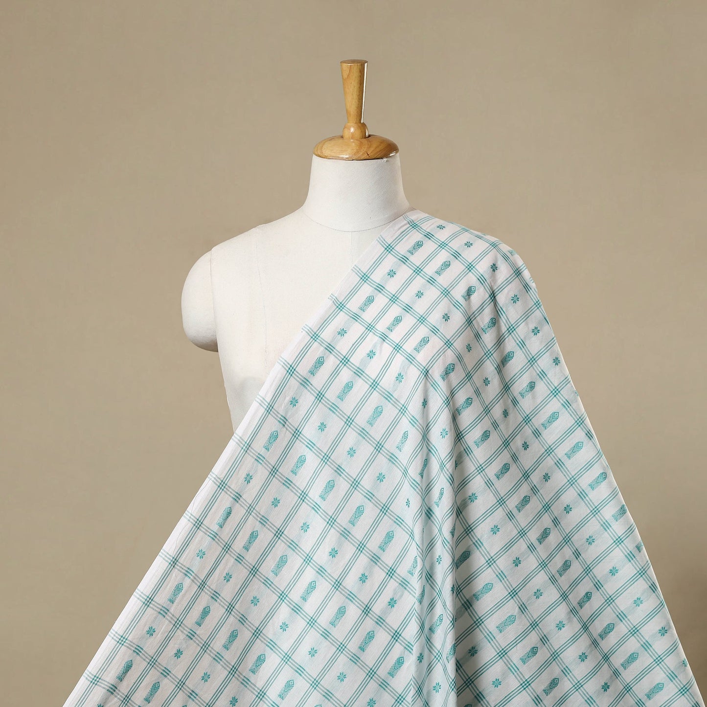 Cotton sambalpuri ikat fabric 09 - handcrafted