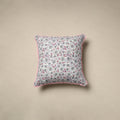 Cotton sanganeri cushion cover 10 - handcrafted