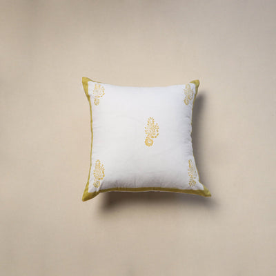 Cotton sanganeri cushion cover (16 x 16 in) 116