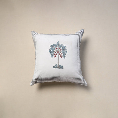 Cotton sanganeri cushion cover (16 x 16 in) 120