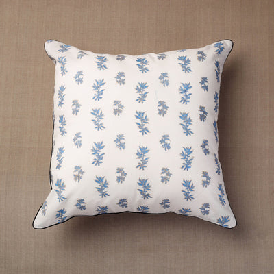 Buy Block Print Cotton Sanganeri Cushion Cover