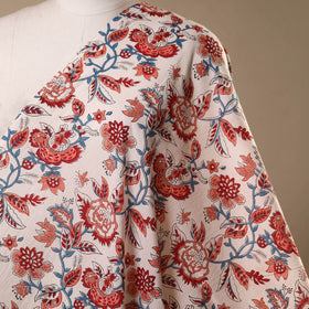 White - cotton sanganeri fabric 10 - handcrafted