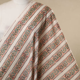 White - cotton sanganeri fabric 23 - handcrafted