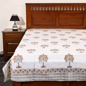  Block Print Cotton Single Sanganeri Bed Sheet 