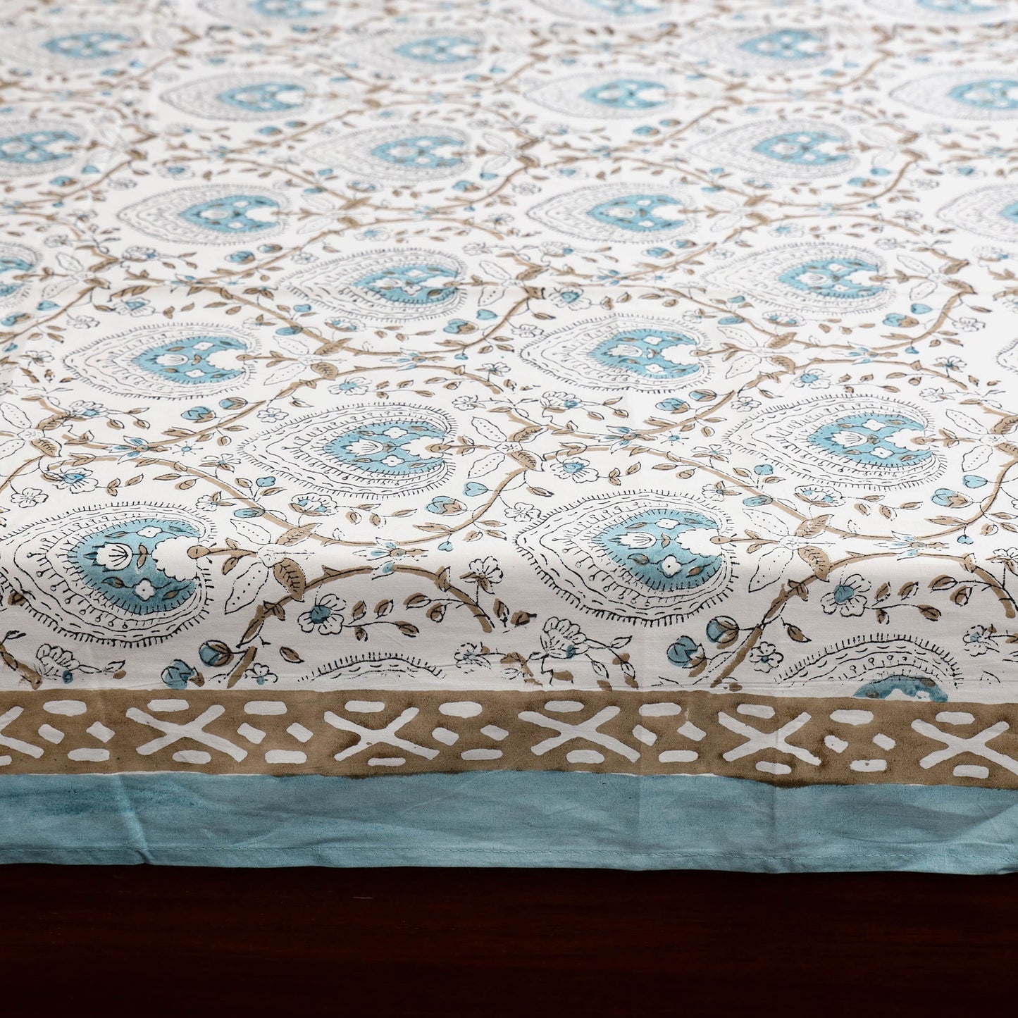 Cotton single sanganeri bed sheet (90 x 60 in) 20