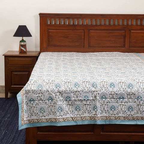 Cotton single sanganeri bed sheet (90 x 60 in) 20