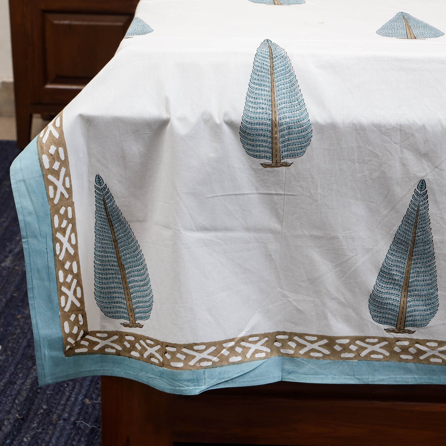 Cotton single sanganeri bed sheet (90 x 60 in) 23