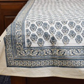 White - cotton single sanganeri bed sheet (90 x 60 in) 41