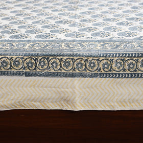 White - cotton single sanganeri bed sheet (90 x 60 in) 41