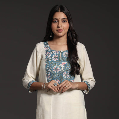 sanganeri woolen kurta