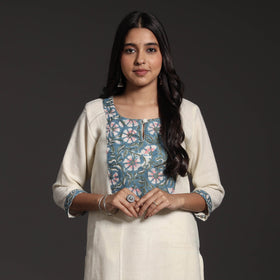 sanganeri woolen kurta