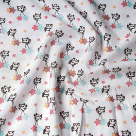 Buy White Digital Printing Linen Fabric Online at iTokri.com