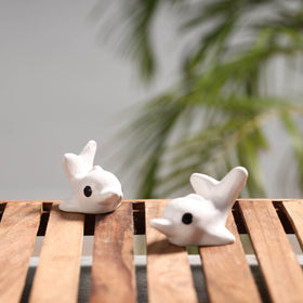  Handcrafted Ceramic Toys (Set of 2) 