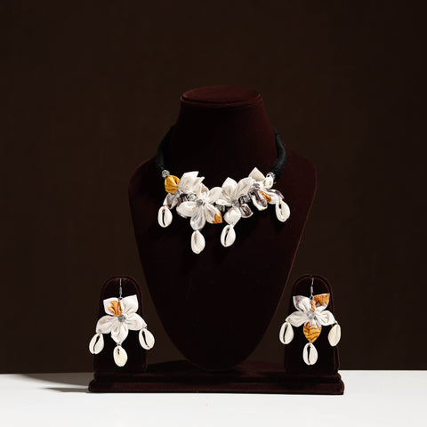 Buy Fabart Phool Kali Shell Choker Necklace Set 