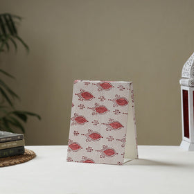 White - fabric embellished handmade photo frame (8 x 6 in)