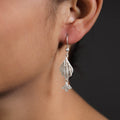 White - filigree sterling silver earrings from kalinga 09
