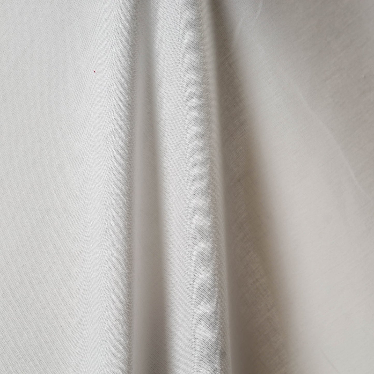 White - flex cotton prewashed plain fabric 16 - handcrafted