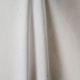 White - flex cotton prewashed plain fabric 16 - handcrafted