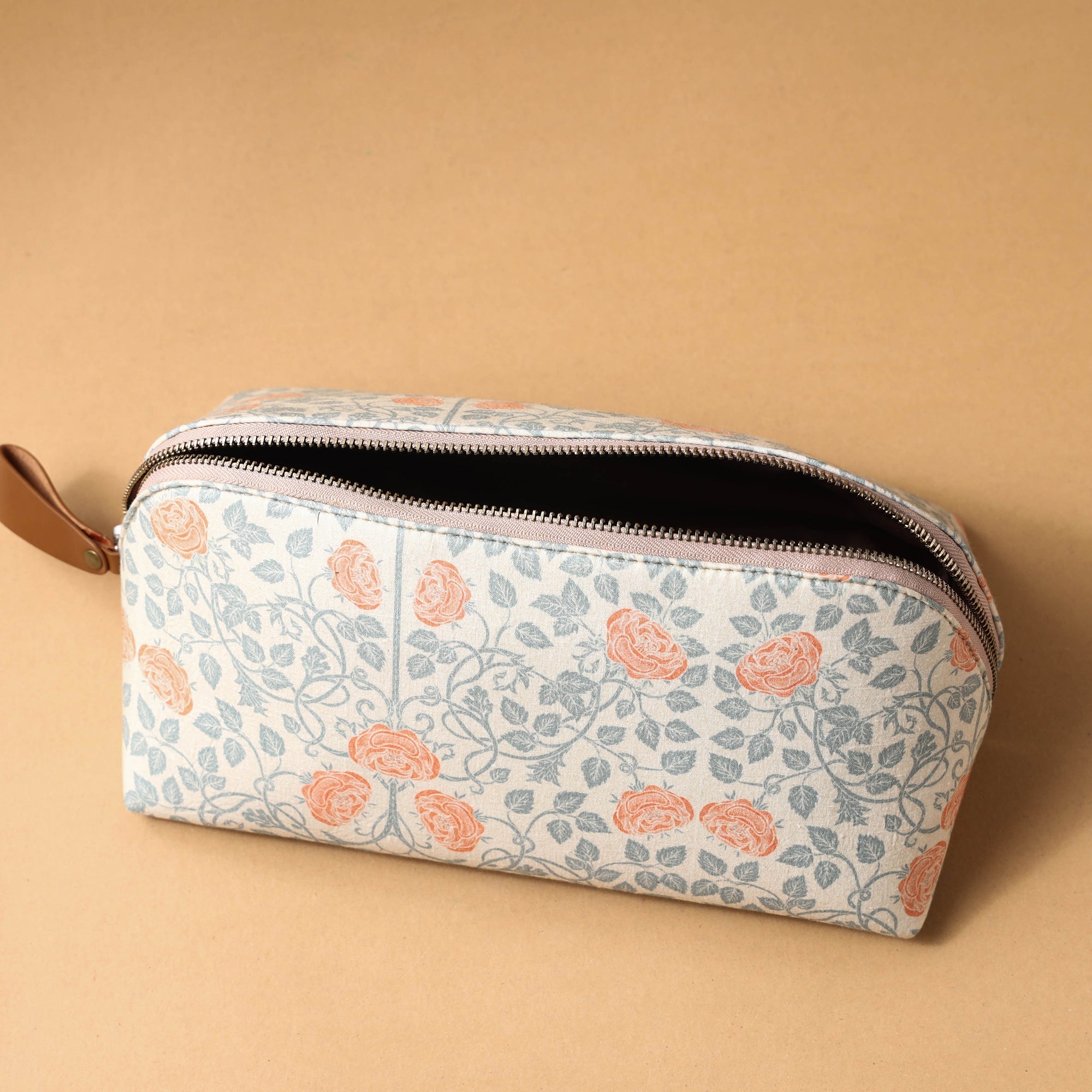  Floral Printed Handcrafted Multipurpose Toiletry Pouch 