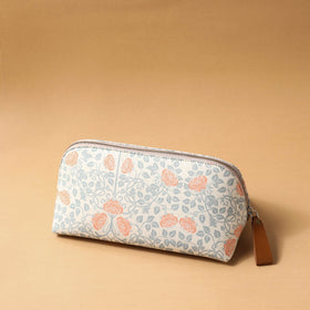  Floral Printed Handcrafted Multipurpose Toiletry Pouch 