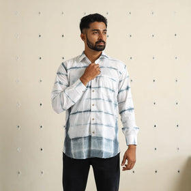 Buy Full Sleeve Tie & Dye Cotton Men Shibori Shirt