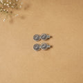 German silver hair clip (set of 2) 08 - handcrafted