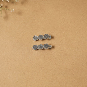 German silver hair clip (set of 2) 11 - handcrafted