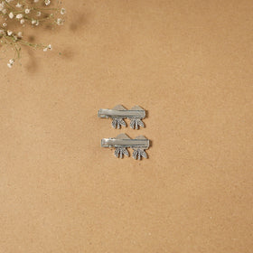 German silver hair clip (set of 2) 13 - handcrafted