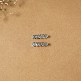 German silver hair clip (set of 2) 17 - handcrafted