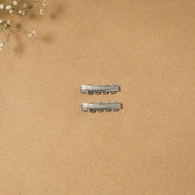 German silver hair clip (set of 2) 17 - handcrafted