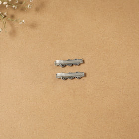 German silver hair clip (set of 2) 18 - handcrafted