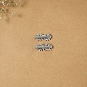 German silver hair clip (set of 2) 20 - handcrafted