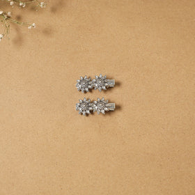German silver hair clip (set of 2) 20 - handcrafted