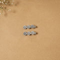 German silver hair clip (set of 2) 25 - handcrafted
