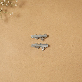 German silver hair clip (set of 2) 26 - handcrafted